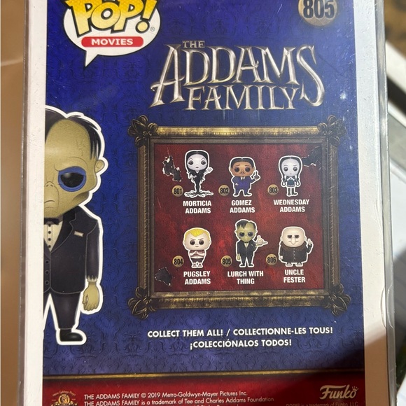 Funko Pop! Set The Addams Family Lurch w thing and Wednesday Vinyl Figures - Picture 7 of 9